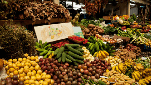 Marché Fruits Funchal Madere