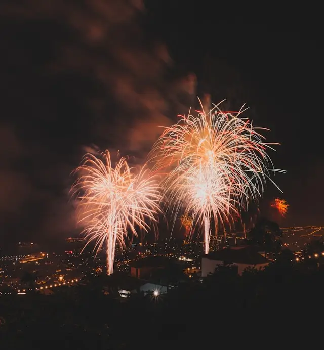 Feux Artifice Nouvel An Madère